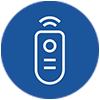 rimsa - ir remote control icon - or lights